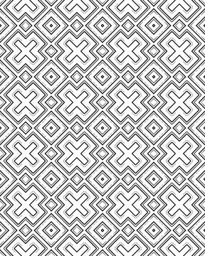 Illustration of seamless tile patterns Illustrazione stock