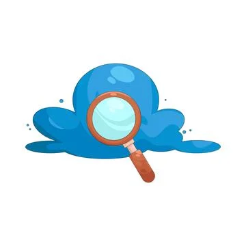 Illustration of Search cloud イラスト素材
