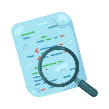 Illustration of Search file 스톡 일러스트