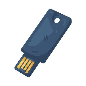 Illustration of secure token Illustrazione stock