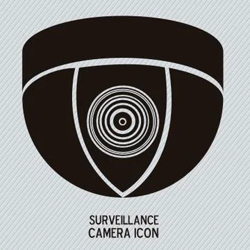 Illustration of security camera, security cameras icons, vector illustration Illustrazione stock