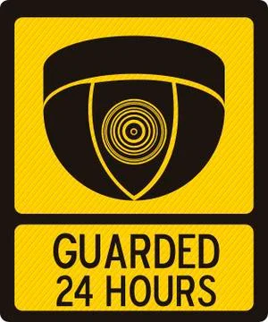 Illustration of security camera, security cameras icons, vector illustration Stock Illustration