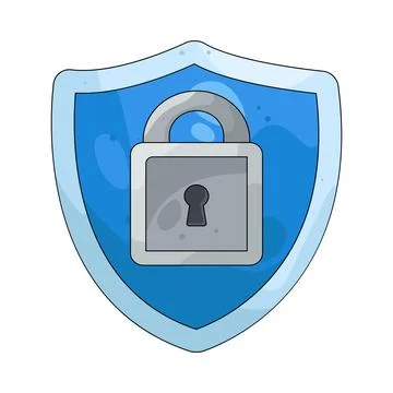 Illustration of Security Illustrazione stock