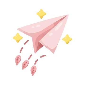 Illustration of sent message Stock Illustration