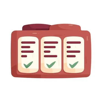 Illustration of september checklist Stock Illustration