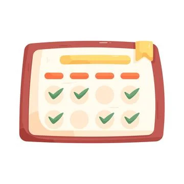 Illustration of september routine 库存插图