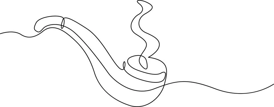 Illustration of a serpentine pipe Vector Stockillustratie