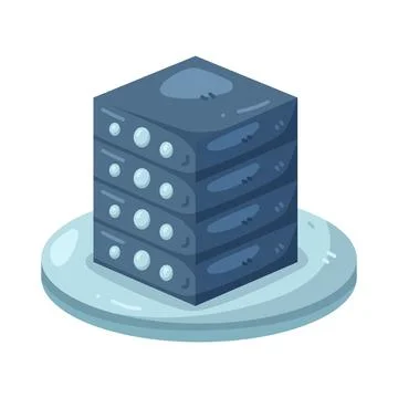 Illustration of server 스톡 일러스트
