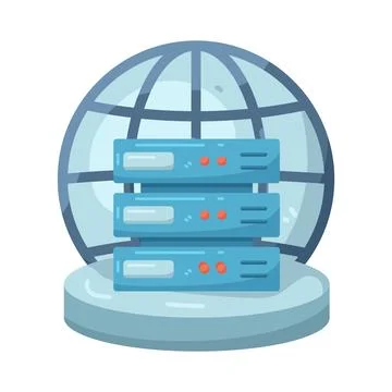 Illustration of server 库存插图