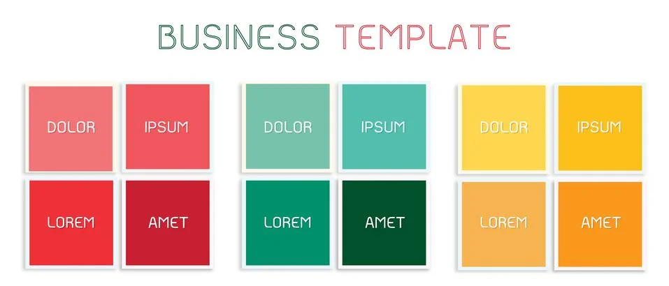Illustration of Set of Infographic Templates Pattern 스톡 일러스트