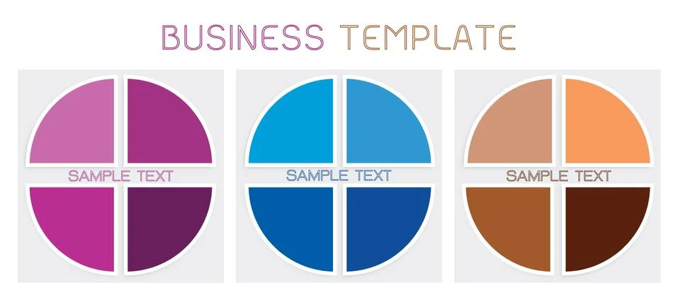 Illustration Set of Infographic Templates Pattern Element Stock Illustration