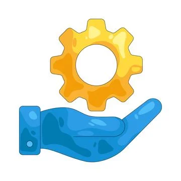 Illustration of Setting Ilustração Stock