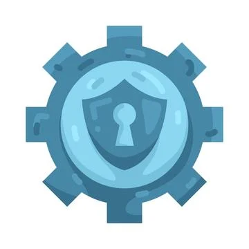 Illustration of Setting security イラスト素材
