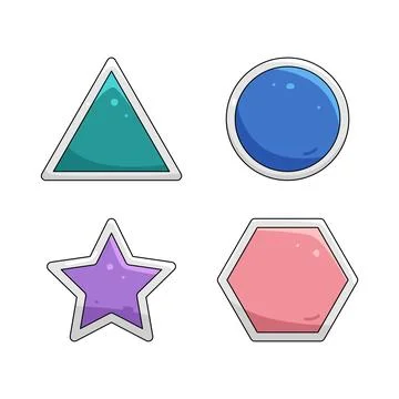 Illustration of shape tool イラスト素材