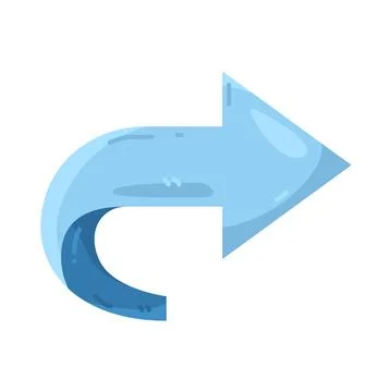 Illustration of share arrow Stock Illustration