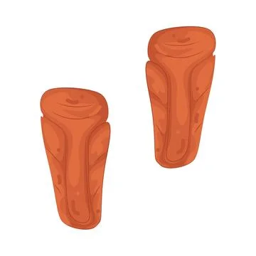 Illustration of shin guard Stock Illustration