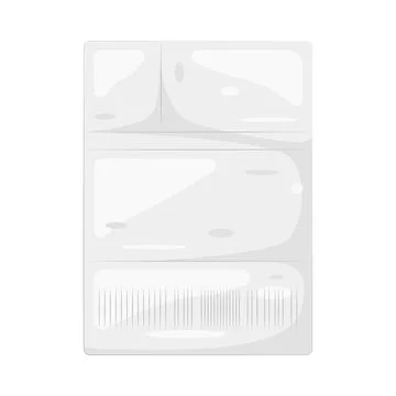 Illustration of shipping label 스톡 일러스트