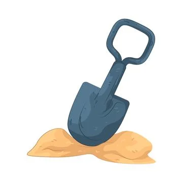 Illustration of shovel Illustration