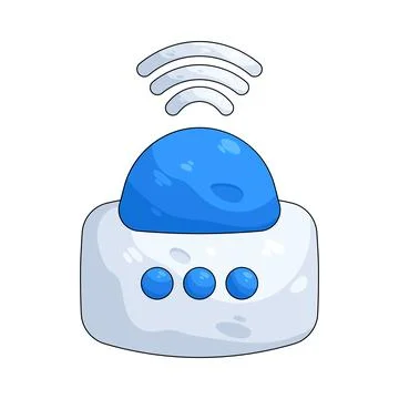Illustration of signal sensor Stock Illustration