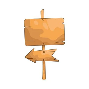 Illustration of signboard Stock Illustration