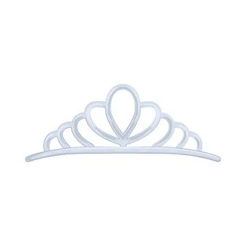 Illustration of silver crown Stock Illustration