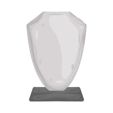 Illustration of Silver trophy Stock Illustration