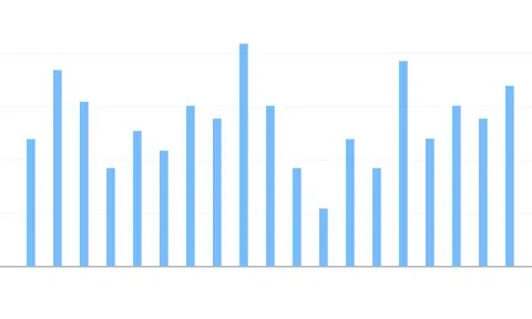 Illustration of simple statistic graph. Financial, account, statistics and .. Stock Illustration