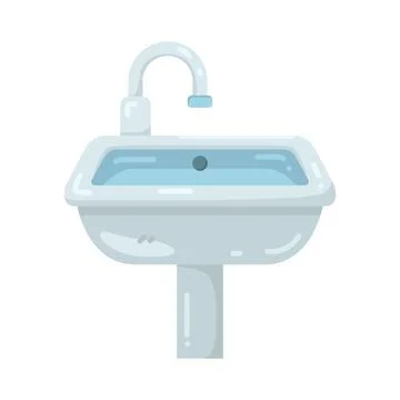 Illustration of sink Ilustración de archivo