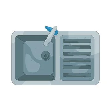 Illustration of sink Stock Illustration