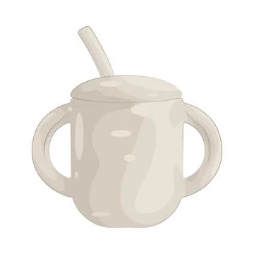 Illustration of sippy cup Stock Illustration