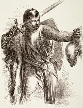 Illustration By Sir John Gilbert For King John By William Shakespeare. The Ba Stock Photos