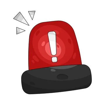 Illustration of Siren Ilustração Stock