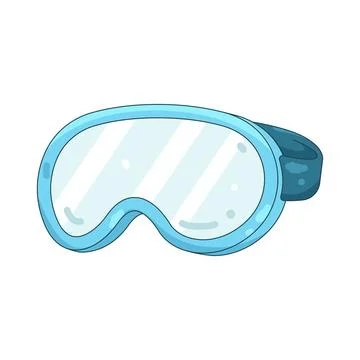 Illustration of Ski goggles Stock-Illustration