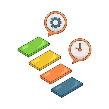 Illustration of Skill level Stock Illustration