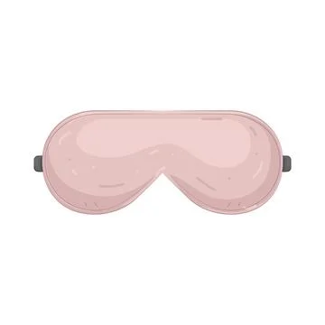 Illustration of sleeping mask Illustrazione stock