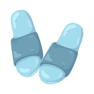 Illustration of Slippers Ilustración de archivo