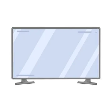 Illustration of smart TV Stock Illustration