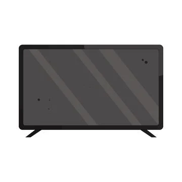 Illustration of smart TV Stock Illustration