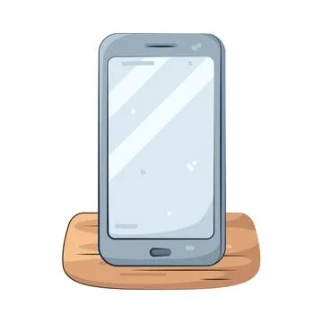 Illustration of smartphone Illustrazione stock