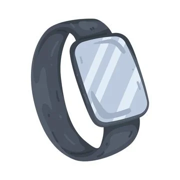 Illustration of smartwatch Illustrazione stock