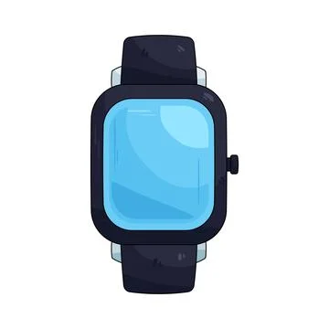 Illustration of smartwatch Stock Illustration