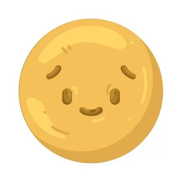 Illustration of smiling face Stock-Illustration