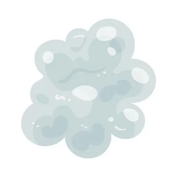 Illustration of smoke cloud Stock Illustration