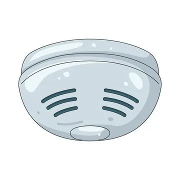 Illustration of smoke detector Stock-Illustration