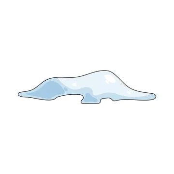 Illustration of snow pile Stock-Illustration