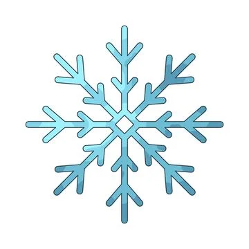 Illustration of snowflake Stock Illustration