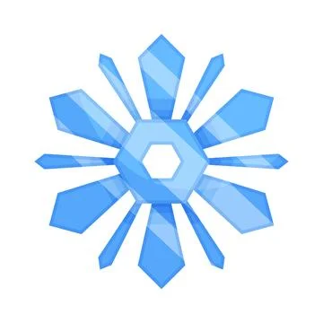 Illustration of snowflake Stock Illustration