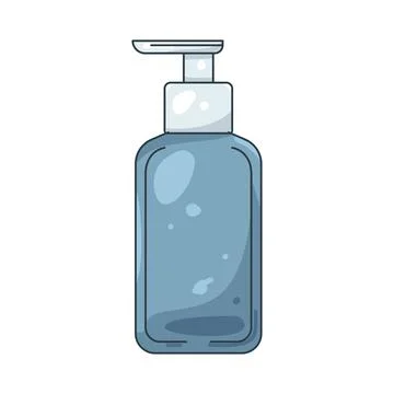 Illustration of soap dispenser Illustrazione stock