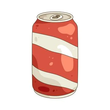Illustration of soda can Stock Illustration