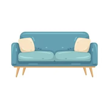 Illustration of sofa Ilustración de archivo